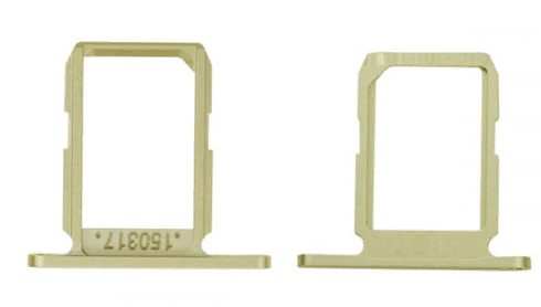 Контейнер SIM Samsung G928F (S6 Edge+) Золото