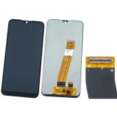 Дисплей для Samsung A015F в сборе Черный (Узкий коннектор) - OR