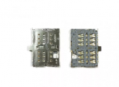 Коннектор SIM HTC One Dual/M8/E8