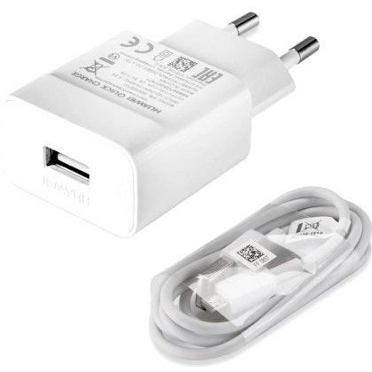 Сетевое зарядное устройство 2A, СЗУ+USB кабель MicroUSB 5G Epoch (белый)