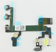 Шлейф для Apple iPhone 5S на кнопку включения/ кнопки громкости/ микрофон/ вспышка