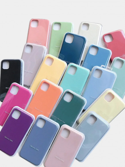  Чехол для Iphone 14  "Silicone Case" цвет в ассортименте