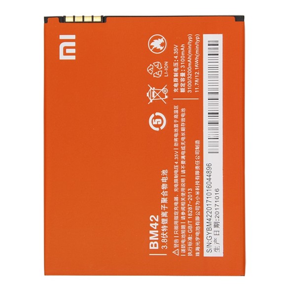 Аккумулятор BM42 для Xiaomi Redmi Note 4G