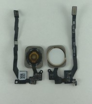 Шлейф для Apple iPhone 5S/ iPhone SE на кнопку HOME в сборе Золото