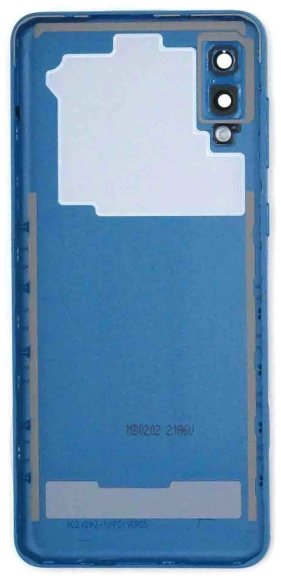 Задняя крышка для Samsung A022G Синий ( со стеклом камеры )