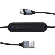 Кабель зарядки Hoco U22 USB - Lightning (c аккумулятором 2000 mAh) Черный Кабель зарядки Hoco U22 USB - Lightning (c аккумулятором 2000 mAh) Черный