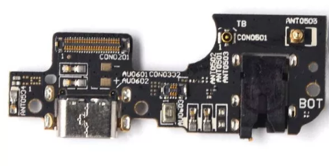 Шлейф Asus ZE553KL (ZenFone 3 Zoom) плата на системный разъем/разъем гарнитуры/микрофон