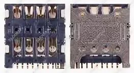 Коннектор SIM LG E988/H818/D335/H502/H422/H522y/K130E/Huawei Honor 4X/Huawei G630/Xiaomi Redmi 2