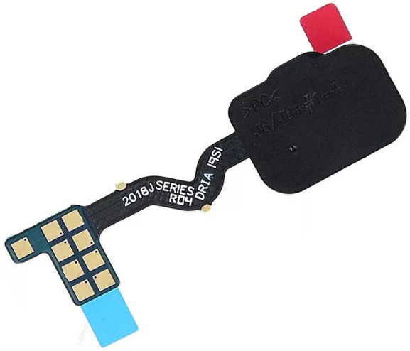 Шлейф Samsung A600F (A6 2018) на кнопку HOME в сборе Черный