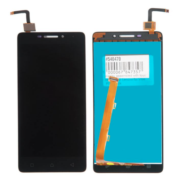 Дисплей Lenovo A680 в сборе с тачскрином Черный