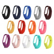 Ремешок силиконовый для фитнес-браслета Xiaomi Mi Band 5 цвет в ассортименте
