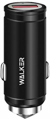 Автомобильная зарядка (AЗУ) WALKER 2в1 WCR-21, 2.1А, 10,5Вт, USBx2, блочок + кабель Micro, Черная