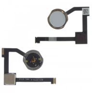 Шлейф для Apple iPad Air 2 на кнопку HOME в сборе Серебро