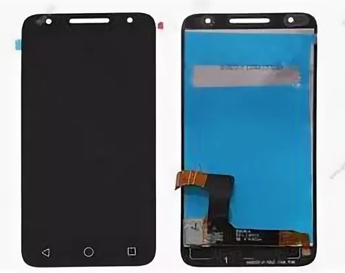 Дисплей Alcatel OT-5047D (U5 HD) в сборе с тачскрином Черный