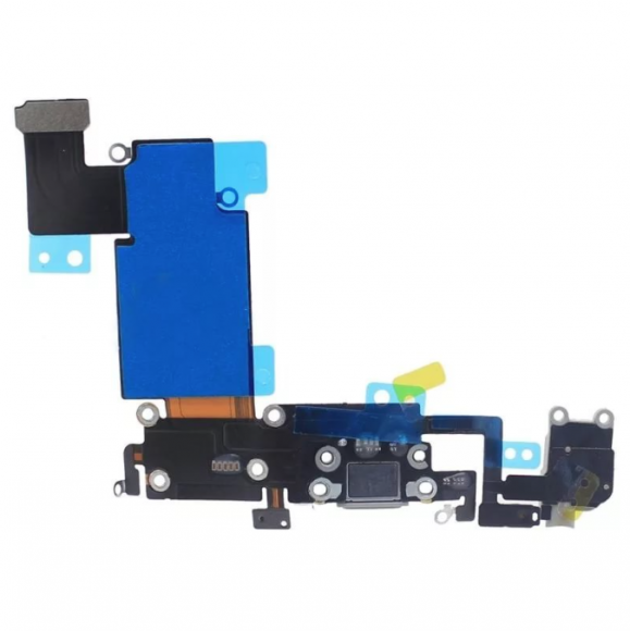 Шлейф для Apple iPhone 6S на разъем зарядки/ разъем гарнитуры/ микрофон Светло-Серый Шлейф для Apple iPhone 6S на разъем зарядки/ разъем гарнитуры/ микрофон Светло-Серый