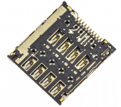 Коннектор SIM Samsung C101/S4 Zoom/OT-6010D/Alcatel OT-6030D/OT-6033X/Asus A400CG/Asus FE170CG