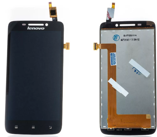 Дисплей Lenovo S660 в сборе с тачскрином Черный