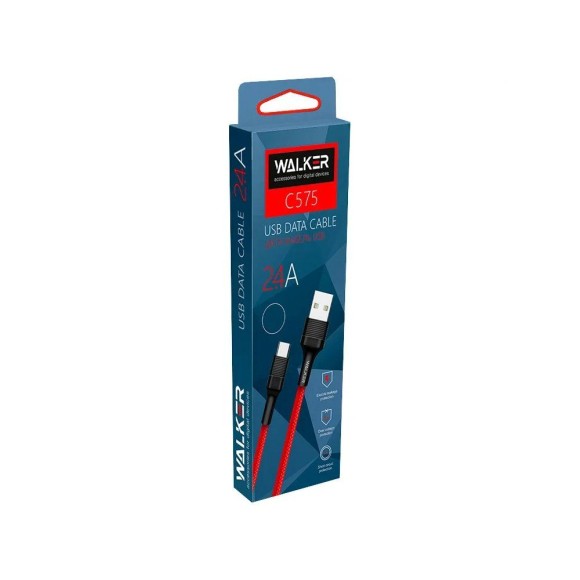 Кабель Walker c575 черный USB-Type-C