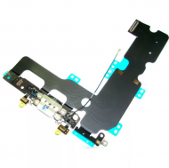 Шлейф для Apple iPhone 7 на разъем зарядки/ микрофон Белый