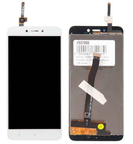 Дисплей Xiaomi Redmi 4X в сборе с тачскрином Белый