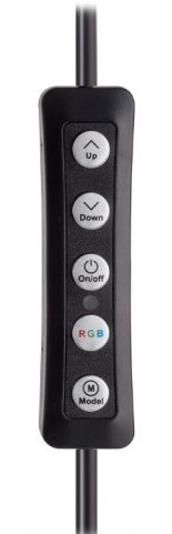 Светодиодная кольцевая лампа RGB CXB-460 со штативом, тремя держателями для телефона, диаметр 46 см