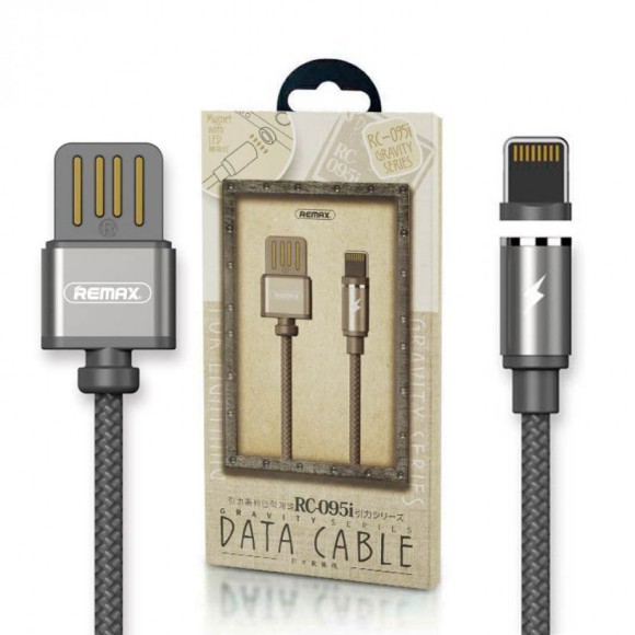 Магнитный кабель USB-Type-C Remax RC-095i чёрный