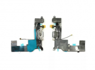 Шлейф для iPhone SE с разъемом зарядки, разъемом гарнитуры и микрофоном (Черный)