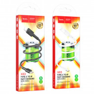 Кабель зарядки Type-c - Lightning Hoco X83 (1м) Черный