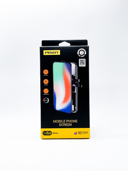 Дисплей для iPhone 6S в сборе с тачскрином (Белый) - Pisen
