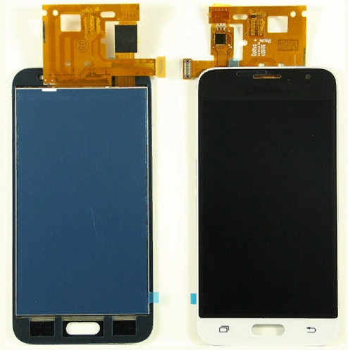 Дисплей для Samsung Galaxy J1 2016 (J120F) в сборе с тачскрином Белый - (AMOLED)