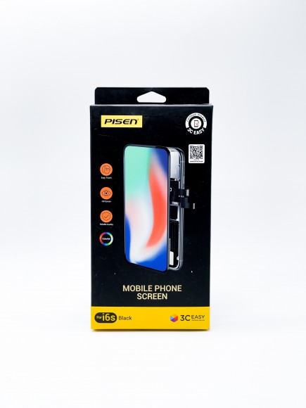 Дисплей для iPhone 6S в сборе с тачскрином (Черный) - Pisen