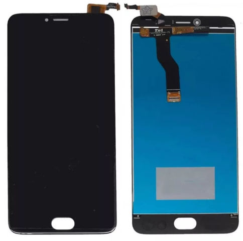 Дисплей Meizu M3 Note (L681H загнутый шлейф) в сборе с тачскрином Черный