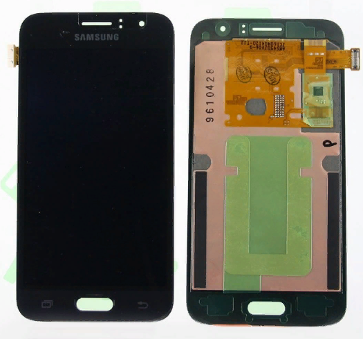 Дисплей для Samsung Galaxy J1 2016 (J120F) в сборе с тачскрином Черный - (AMOLED)