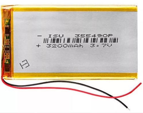 Универсальный аккумулятор 355490p 3,7v Li-Pol 3200 mAh (3.5*54*90 mm)