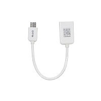 Адаптер MicroUSB-OTG Pisen белый 