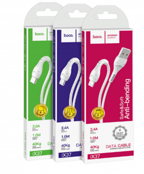 Кабель зарядки USB - MicroUSB Hoco X37 (1m) Черный