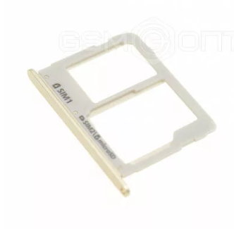 Контейнер SIM Samsung A310F/A510F Золото