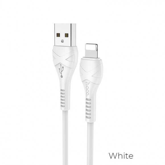 Кабель зарядки USB - Lightning Hoco X37 (1m) Белый Кабель зарядки USB - Lightning Hoco X37 (1m) Белый
