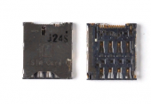 Коннектор SIM Alcatel OT-6012D/OT-6036Y/OT-6037Y/OT-6040D/OT-6050Y/OT-7047D/OT-7050Y