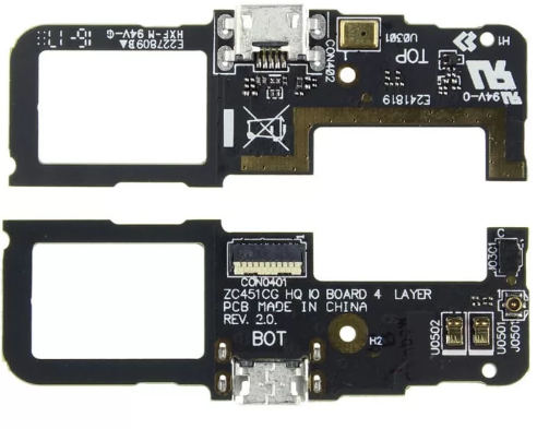 Шлейф Asus ZC451CG (ZenFone C) плата на системный разъем/микрофон